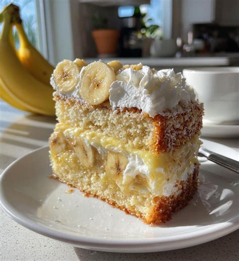 How To Prepare Delicious Banana Pudding Cake On Facebook