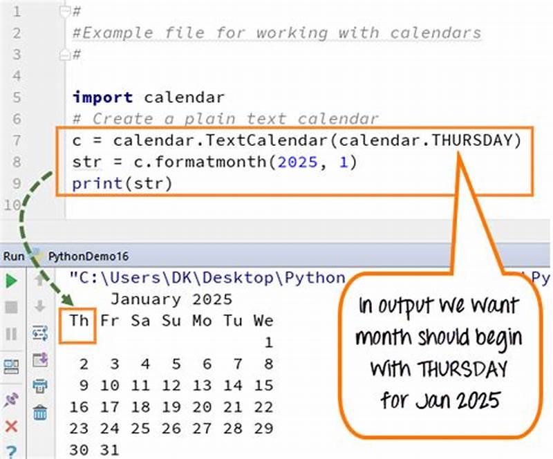 How To Print A Calendar In Python