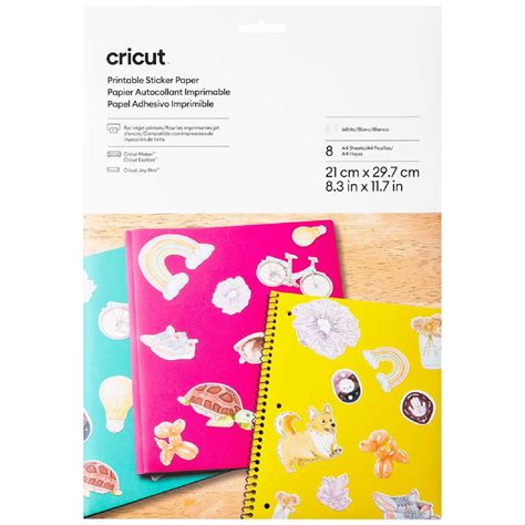 How To Print On Cricut Printable Sticker Paper