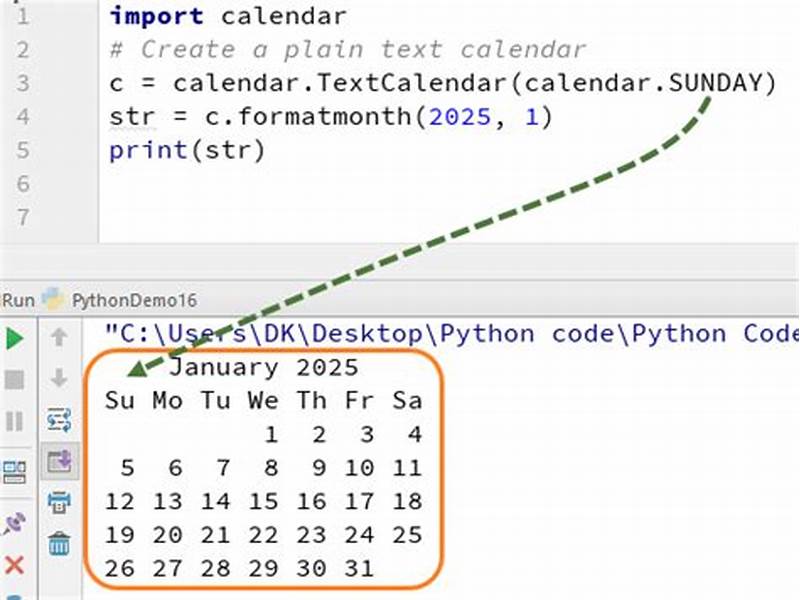 How To Program A Calendar In Python