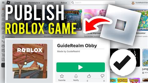 How To Publish A Roblox Game - Full Guide - YouTube