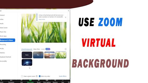 How To Put A Virtual Background On Zoom On Mac