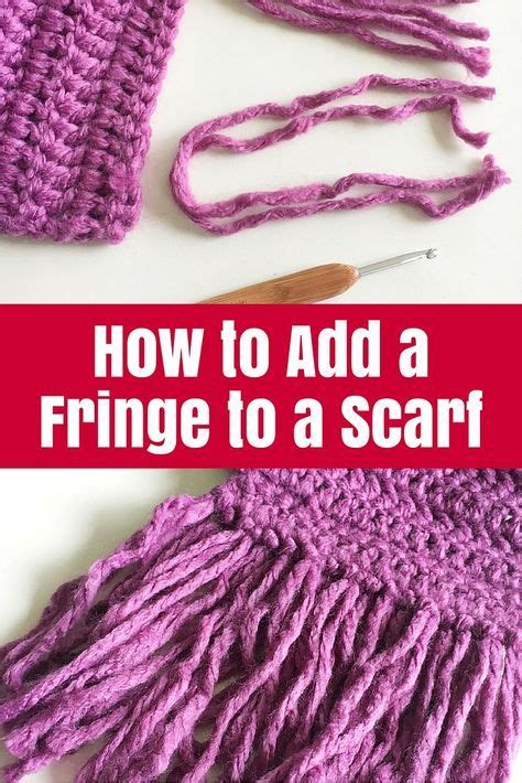 How To Put Fringe On A Crocheted Scarf