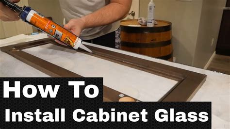 How to Add Glass to Doors Confessions of a Serial DoitYourselfer Glass kitchen