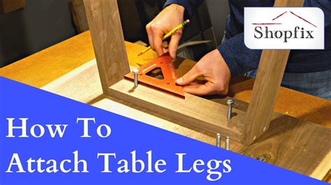 3 Ways to Attach Table Legs Table legs, Wood table legs, Diy table legs