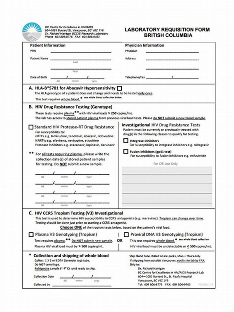 How To Read A Lab Requisition Form