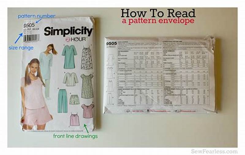 How To Read A Sewing Pattern Envelope