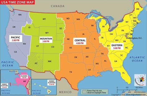 World time zones 1995 Full size