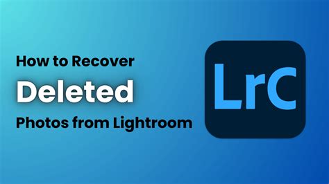 How To Recover Deleted Lightroom Catalog