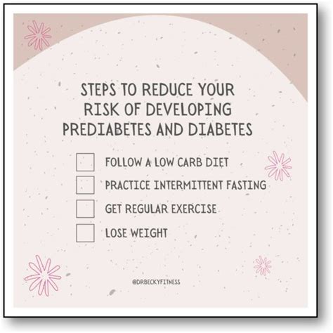 How To Reduce Your Risk Of Developing Prediabetes