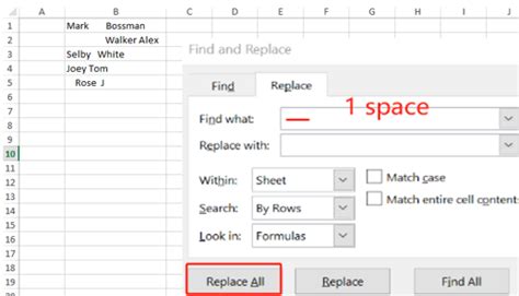 How To Remove A Space Before Text In Excel