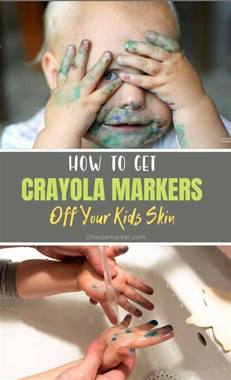Unleash Magic Tricks for Effortless Removal of Crayola Marker Stains from Skin