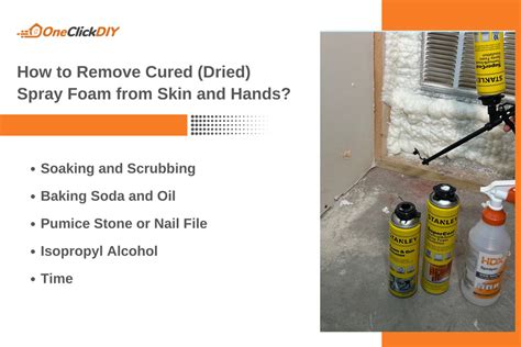 Say Goodbye to Stubborn Foam: A Quick Guide on Removing Cured Spray Foam from Your Skin