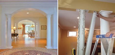 Say Goodbye to Decorative Columns - A Step-by-Step Guide to Removing Them with Ease!