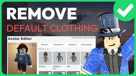How To Remove Default Clothing on Roblox in 2023! - YouTube