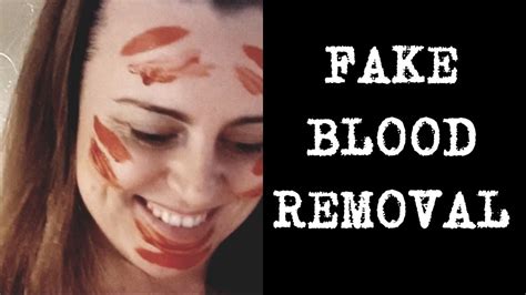 10 Effective Ways to Remove Fake Blood From Your Skin