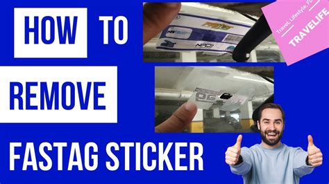 How To Remove Fastag Sticker From Car