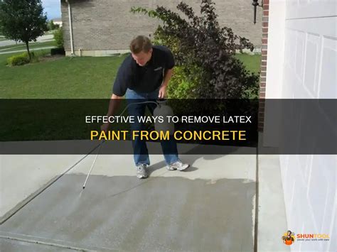 How To Remove Latex Paint From Concrete Floor