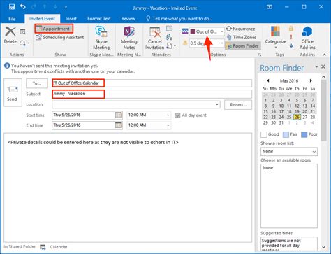 How To Remove Out Of Office In Outlook Calendar