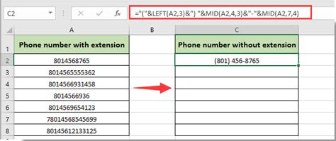 How To Remove Phone Number Formatting In Excel