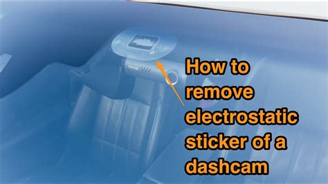 How To Remove Sticker From Car Dash