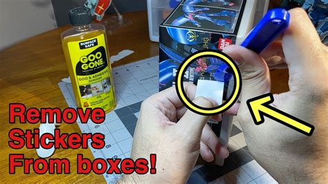 How To Remove Sticker From Cardboard