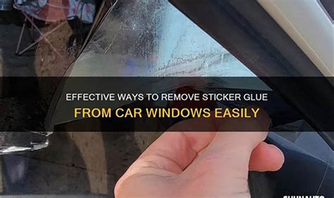 How To Remove Sticker Glue From Car Interior