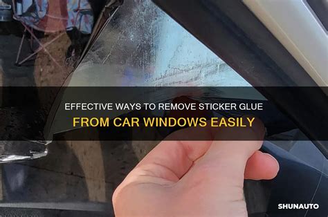 How To Remove Sticker Glue From My Car