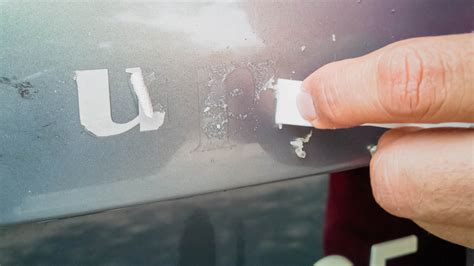 How To Remove Sticker Residue From Car Visor