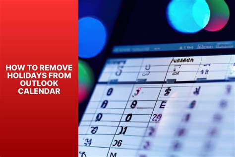 How To Remove Things From Calendar