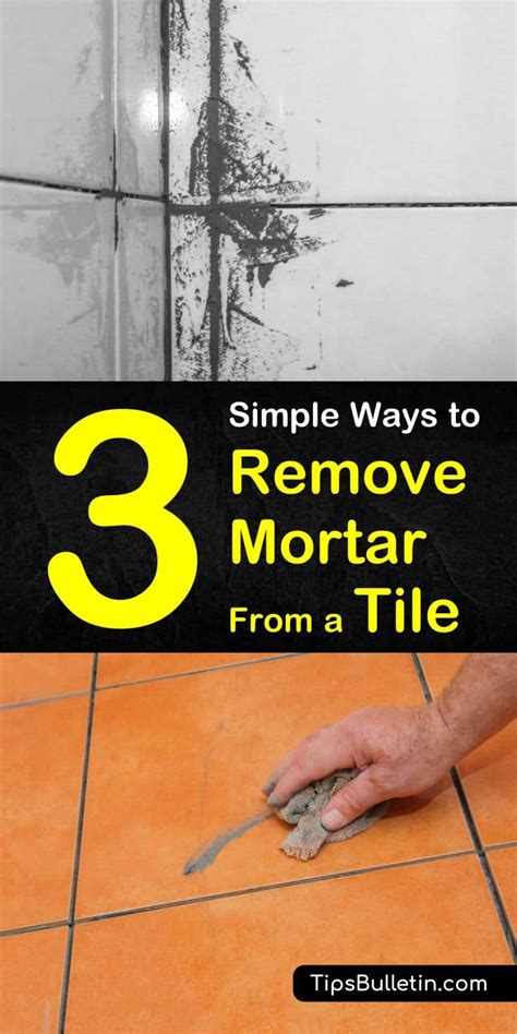 How To Remove Tile And Mortar