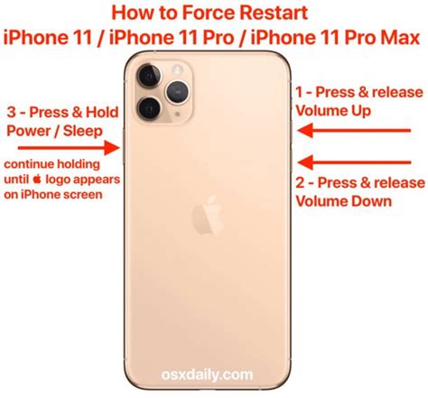 How To Restart Iphone 11 Pro Max