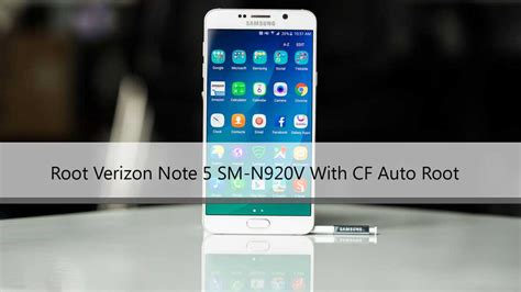 How To Root Verizon Note 5