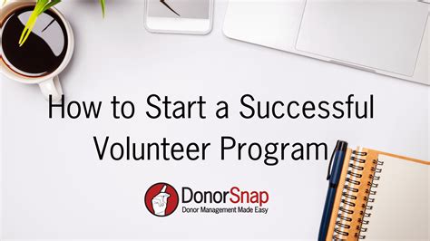 How To Run A Successful Volunteer Program