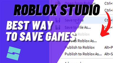 How To Save A Game On Roblox