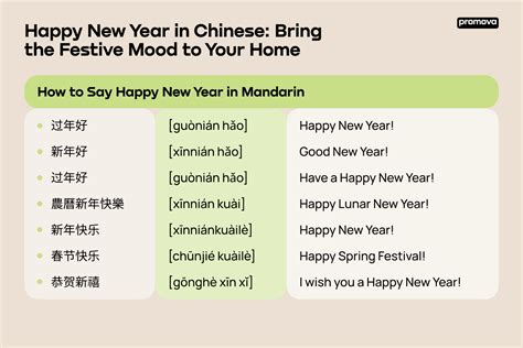 Learn How To Say 'Happy Chinese New Year' in Mandarin with Ease