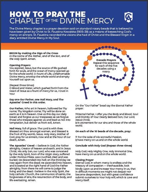 How To Say Divine Mercy Chaplet: Stepbystep