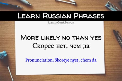 How To Say No In Russian