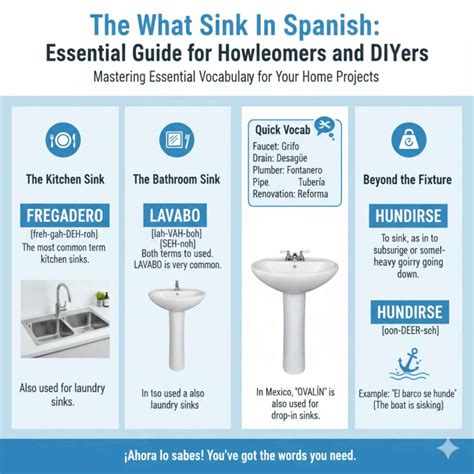 How To Say Sink In Spanish (Quick Pronunciation Guide)