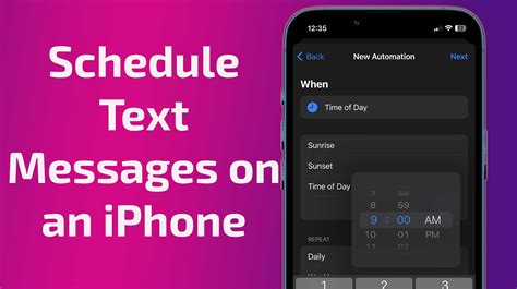 How To Schedule Text Messages on iPhone Without Jailbreak