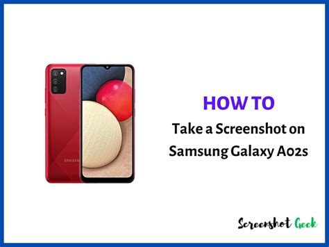 How To Screenshot On Samsung A02s