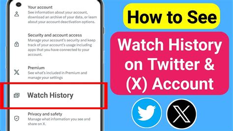 How To See Watch History On Twitter