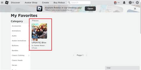 How To See Your Favourite Items On Roblox