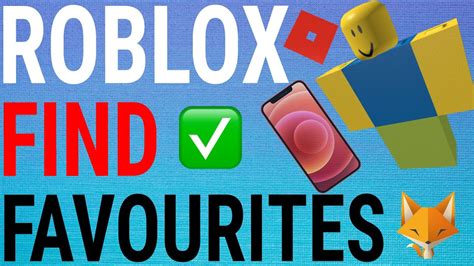 How To See Your Favourites List on Roblox Mobile - YouTube
