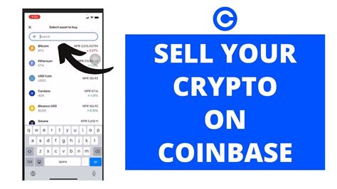 How To Sell Crypto On Coinbase