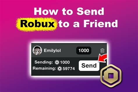 How To Send Your Friends Robux