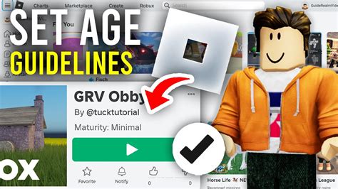 How To Set Maturity Rating On Roblox Game