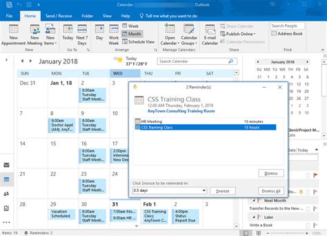 How To Set Outlook Calendar Reminders