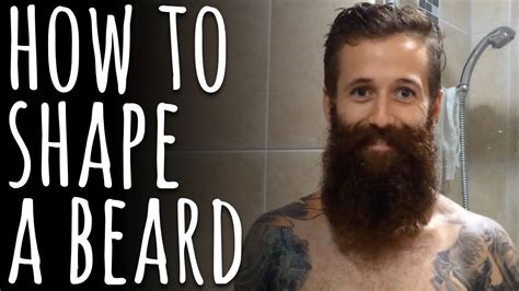 How To Shape A Beard Without Trimming YouTube