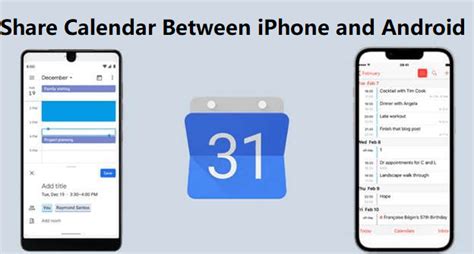 How To Share Calendar Between Iphone And Android
